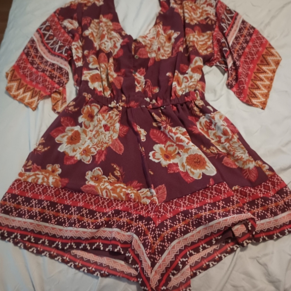 Bundle Of Size Medium And Large Rompers And Dresses